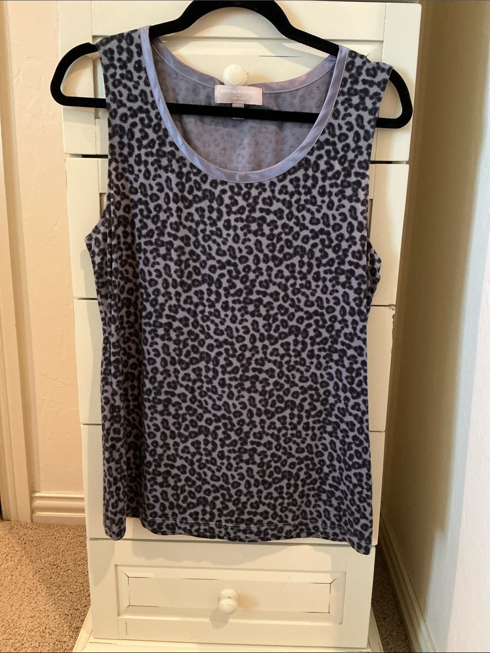 Banana Republic Animal Print Soft Tank L